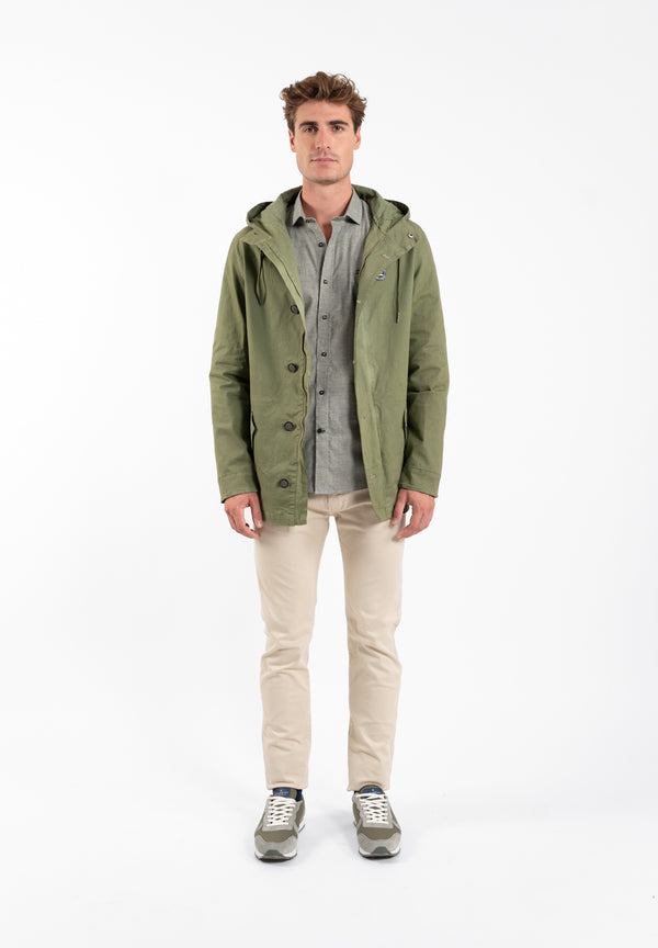 Chaqueta PPT Botón Kaki