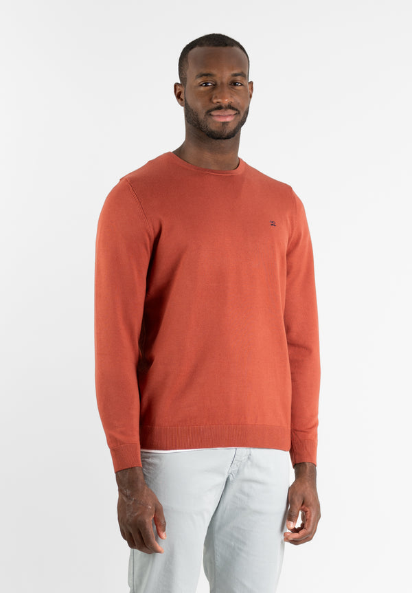 Jersey Cuello Caja Rojizo