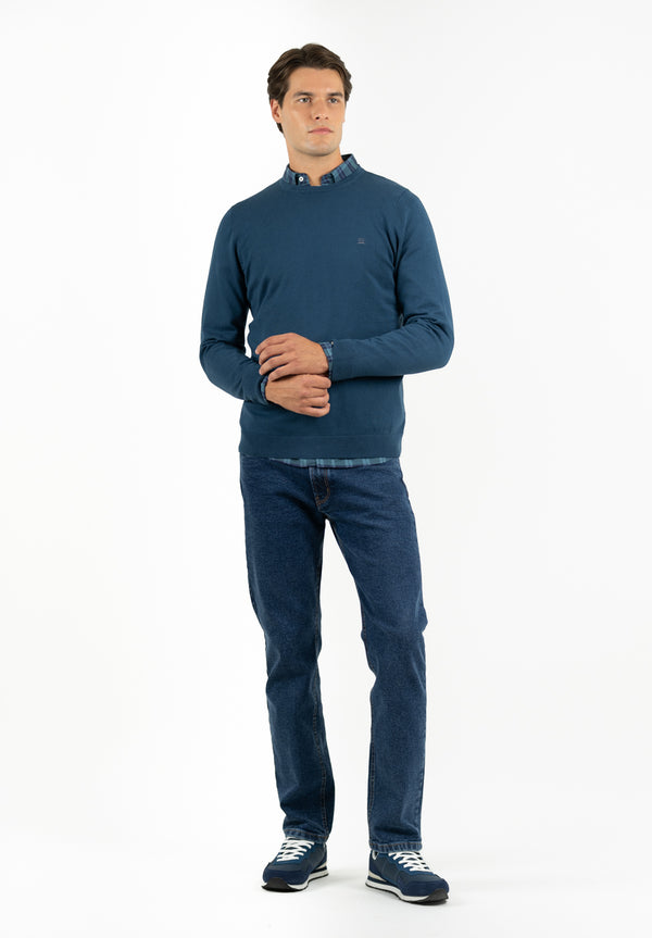 Jersey Cuello Caja Royal