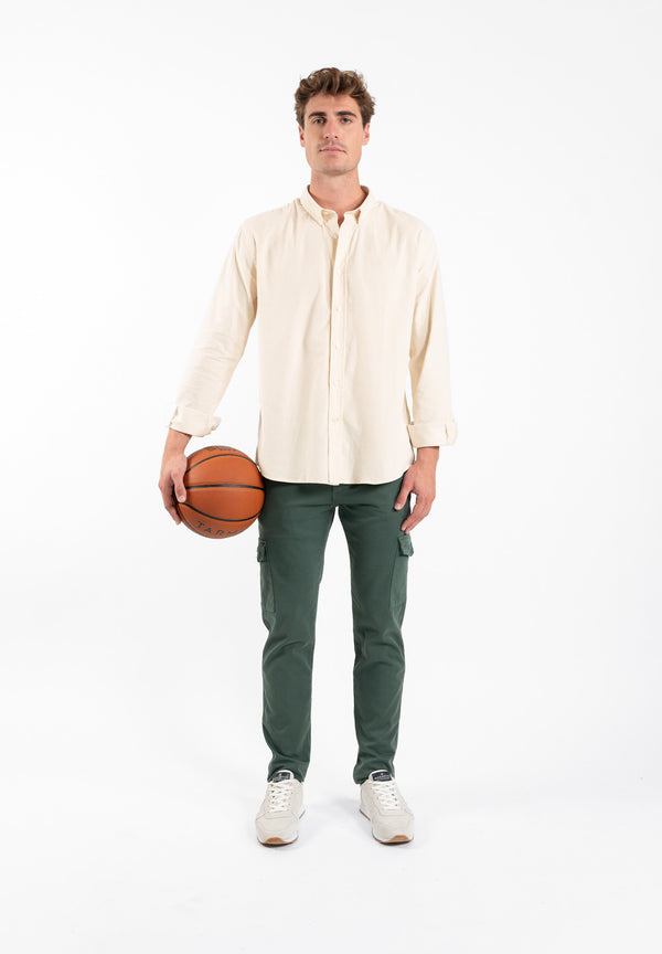 Sobrecamisa Pana Cuello Italiano Piedra