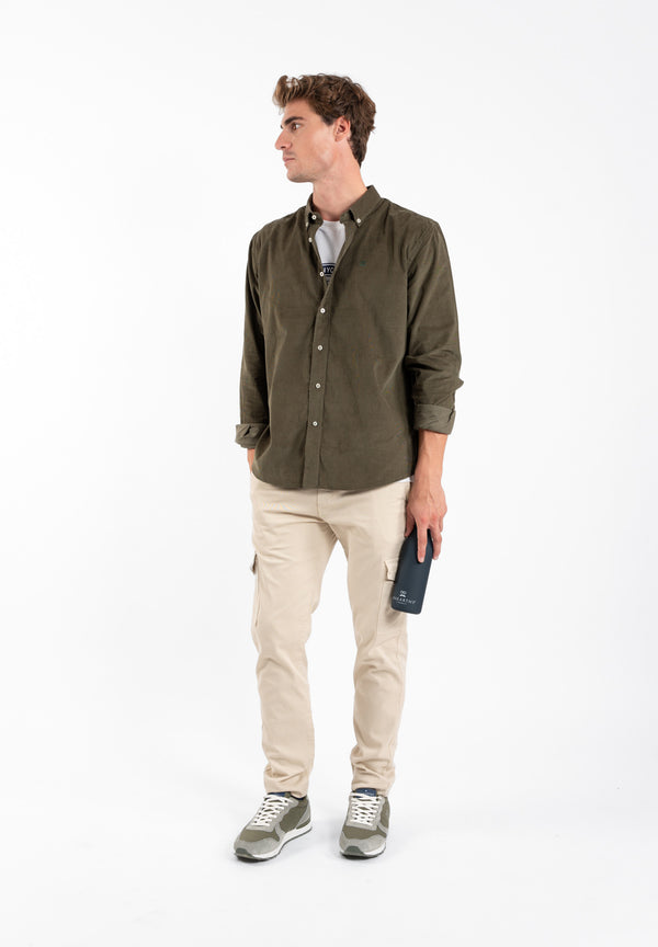 Sobrecamisa Pana Cuello Italiano Kaki