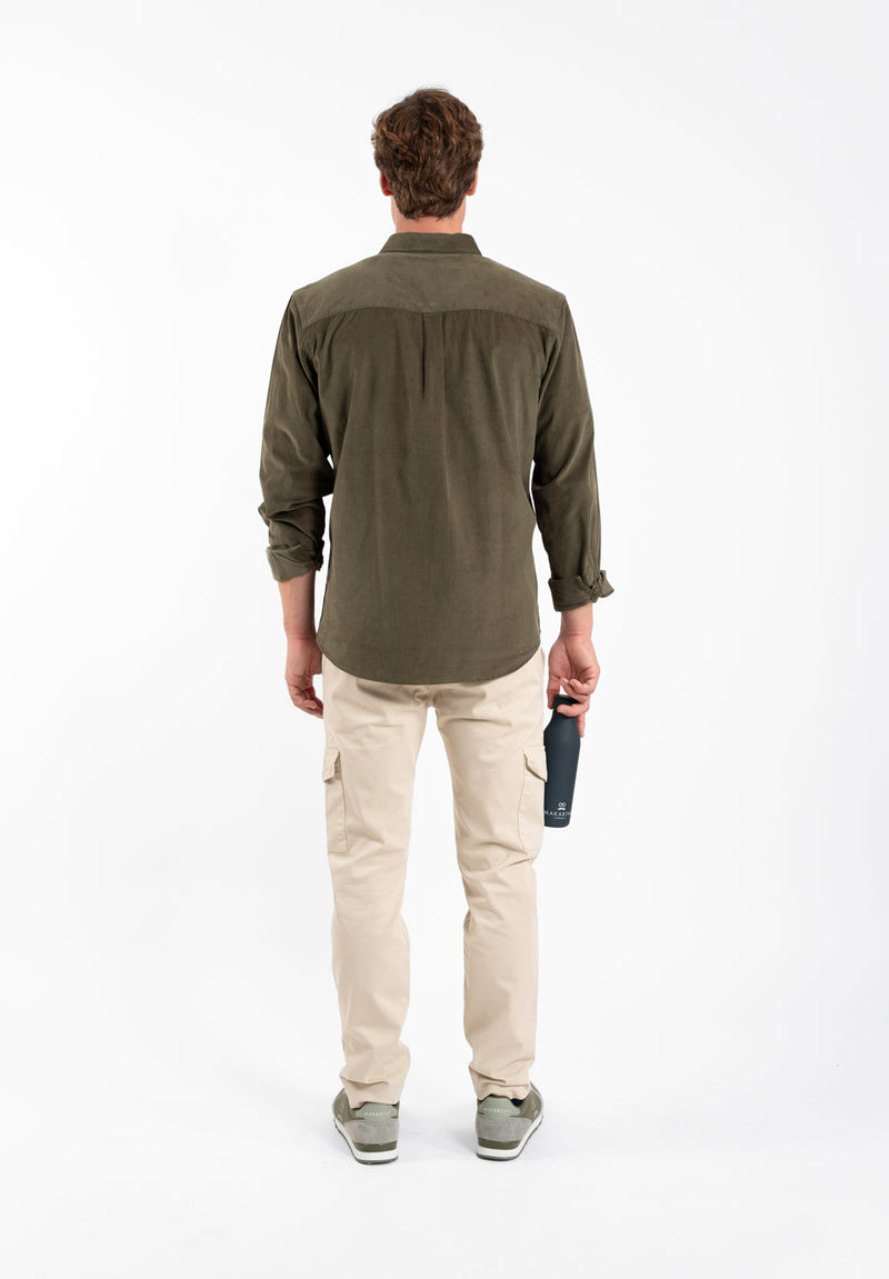 Sobrecamisa Pana Cuello Italiano Kaki