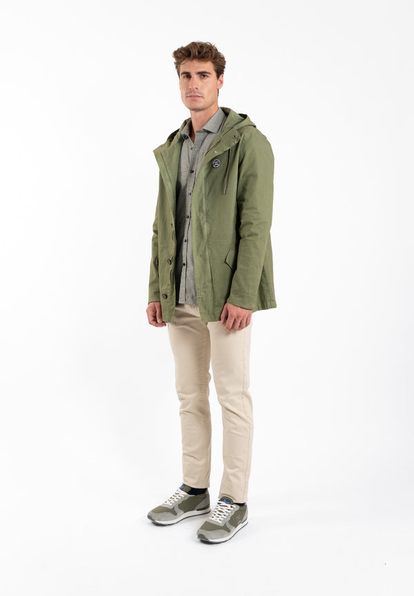 Chaqueta PPT Botón Kaki