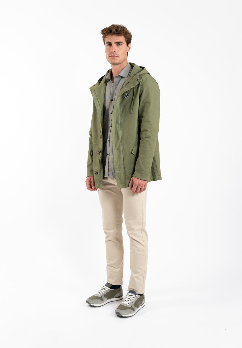 Chaqueta PPT Botón Kaki