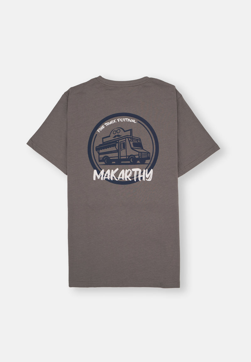 Camiseta Foodtruck Gris Ceniza