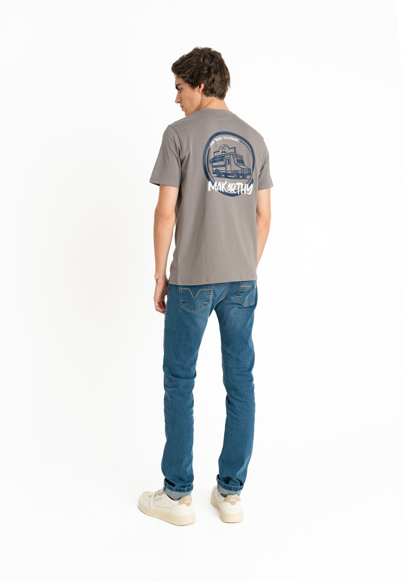 Camiseta Foodtruck Gris Ceniza