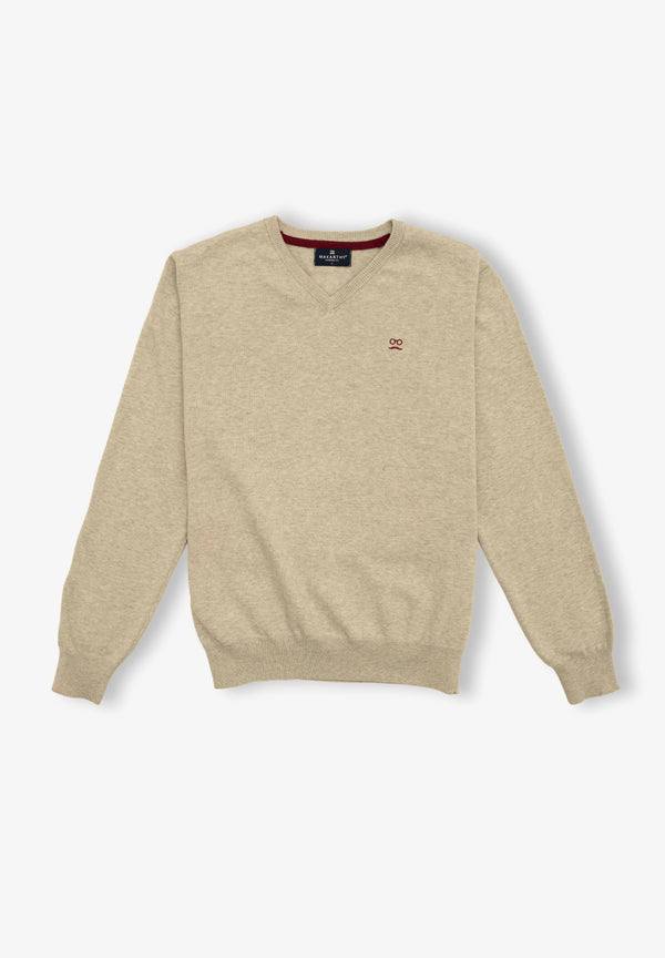 Jersey Cuello Pico Piedra