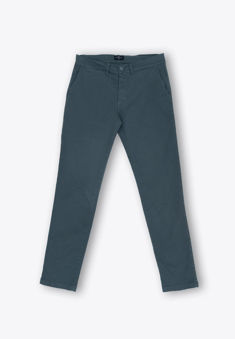 Pantalón Chino Sport Azul Humo