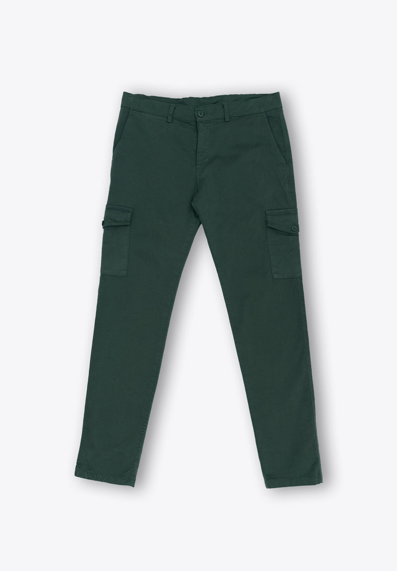 Pantalón Cargo Verde Oscuro