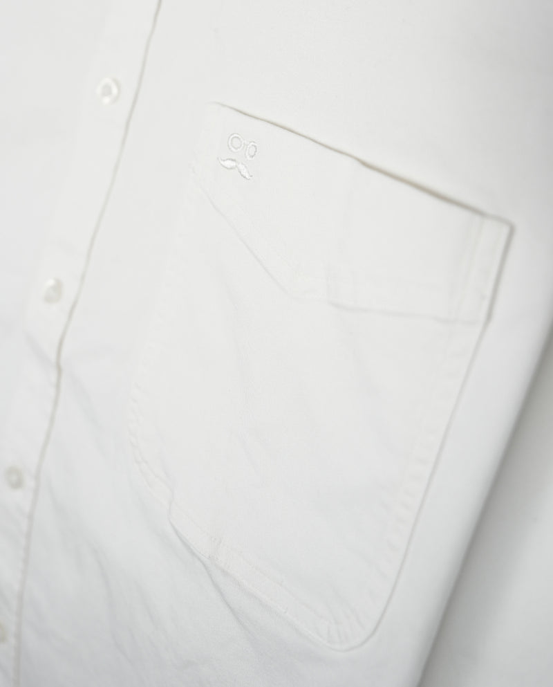 Camisa Sarga Garment Blanco