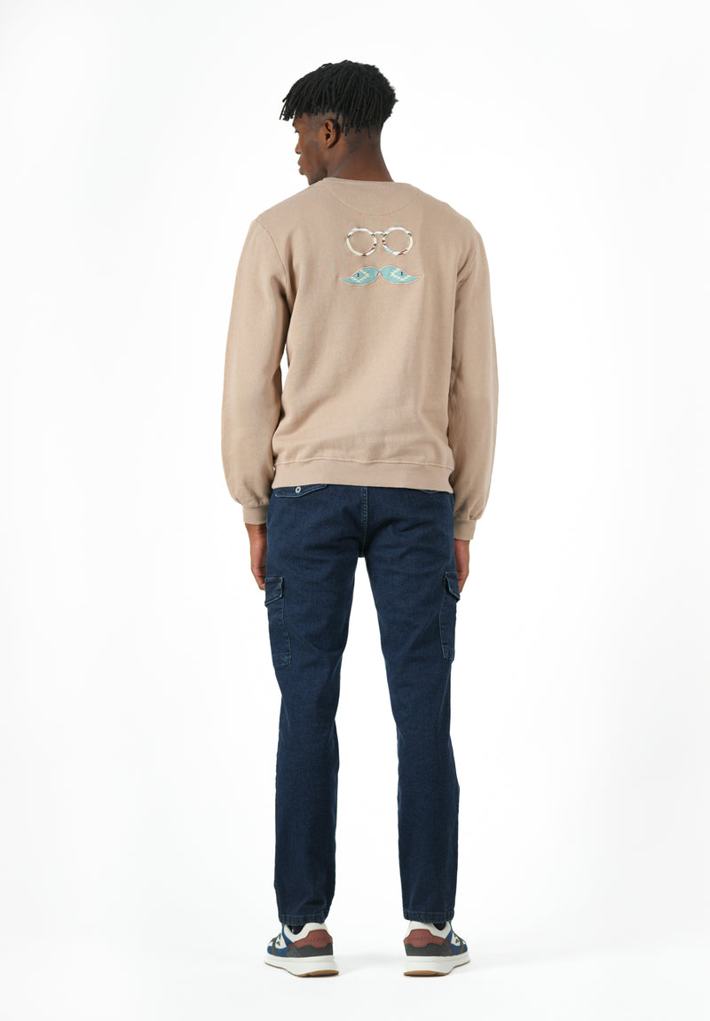 Sudadera Logo Tejido Topo