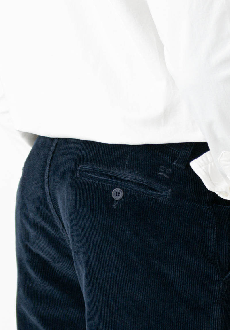 Pantalón Pana Pinza Marino