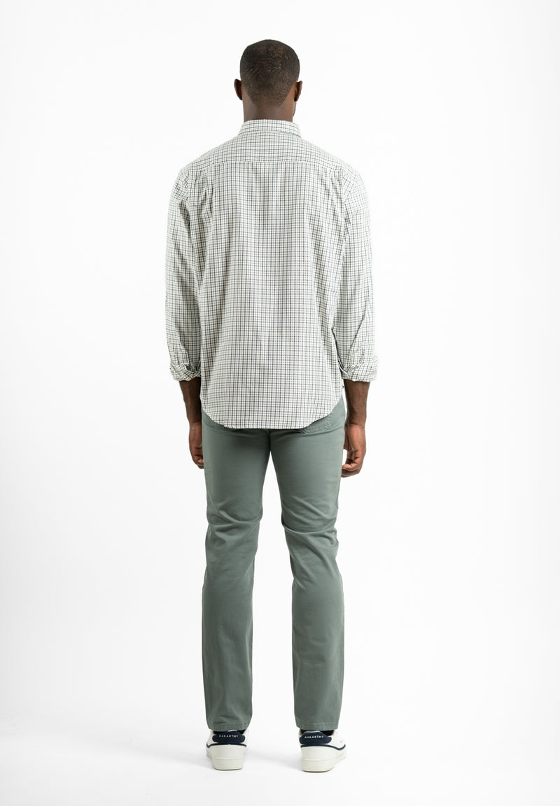 Camisa Cuadros Tartán Verde Hierba