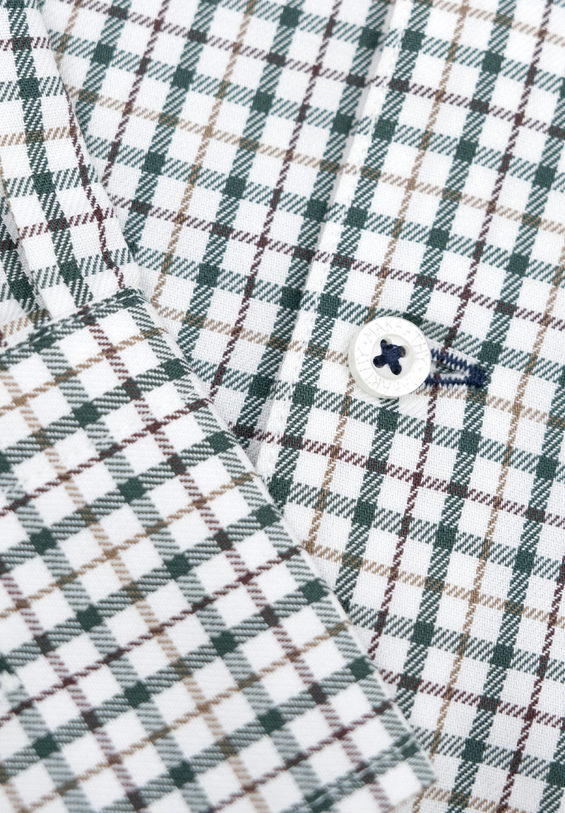 Camisa Cuadros Tartán Verde Hierba