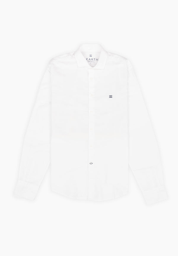 Camisa Pin Point Italiano Blanco