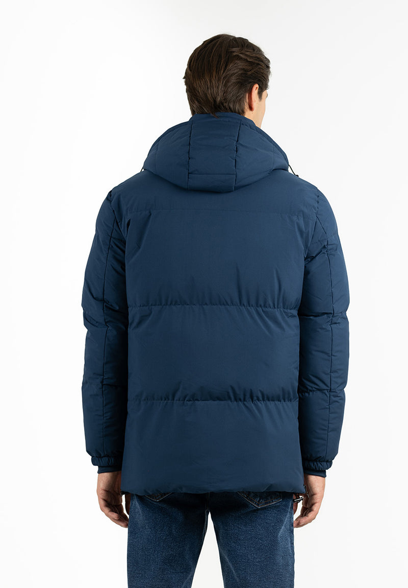 Parka Cremalleras Marino