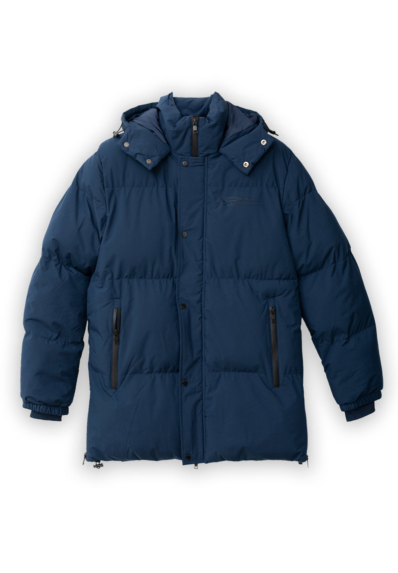 Parka Cremalleras Marino