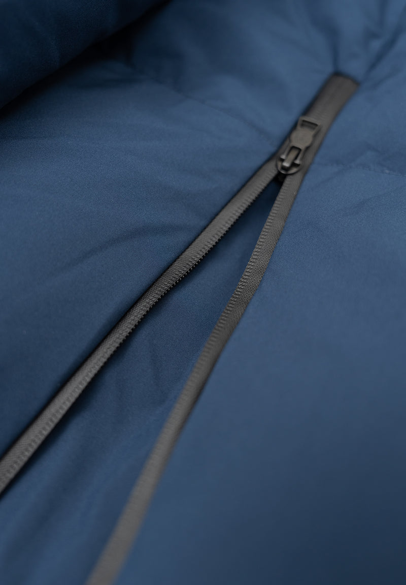 Parka Cremalleras Marino