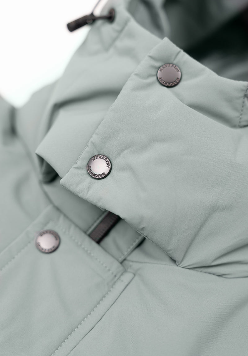 Parka Cremalleras Sage