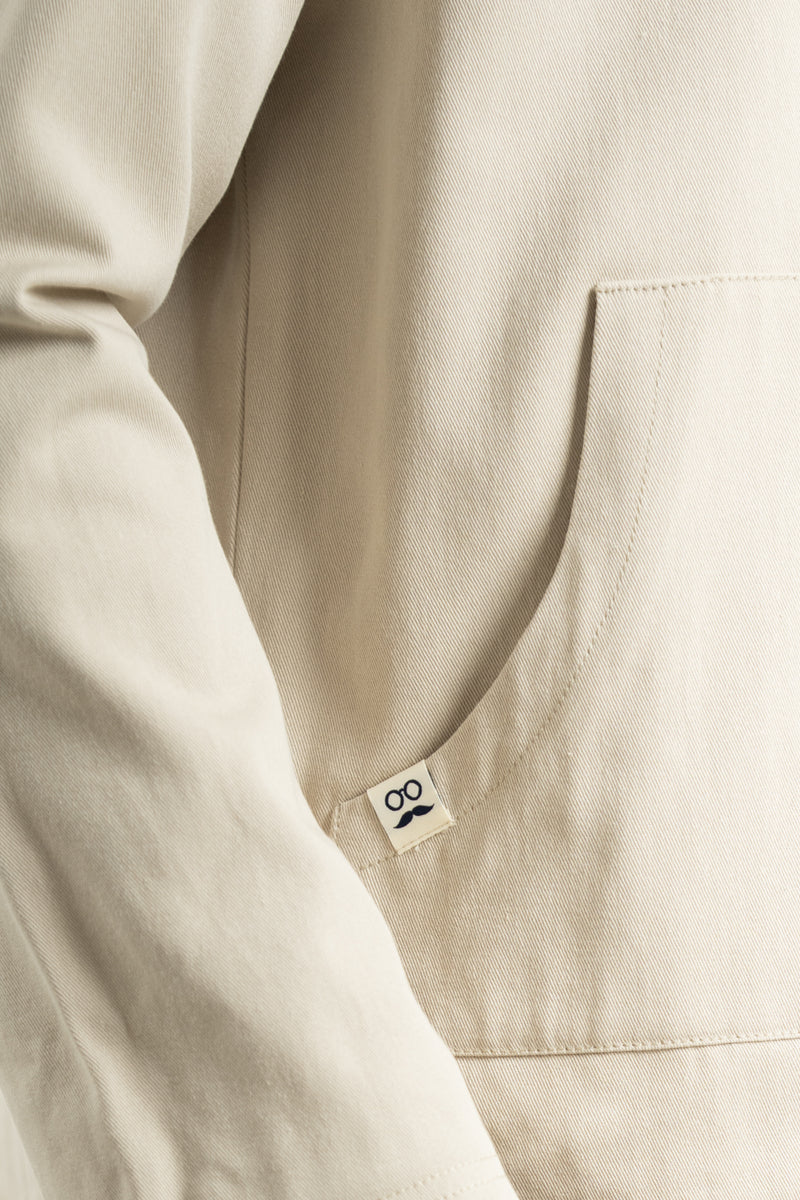 Chaqueta Encerada Light Piedra