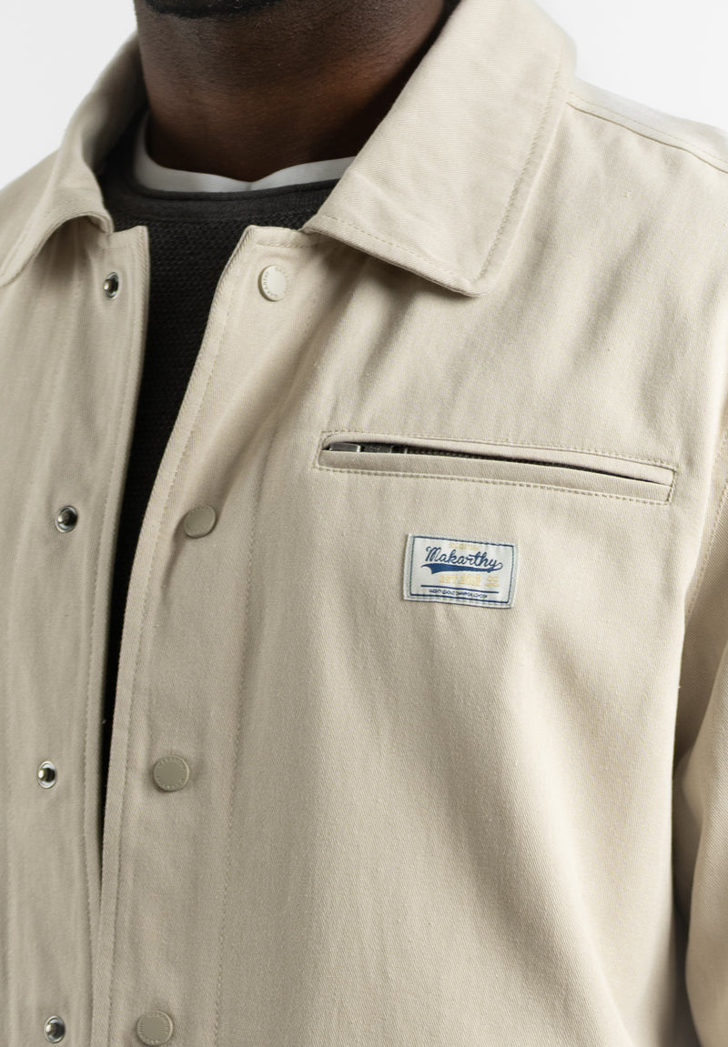 Chaqueta Encerada Light Piedra