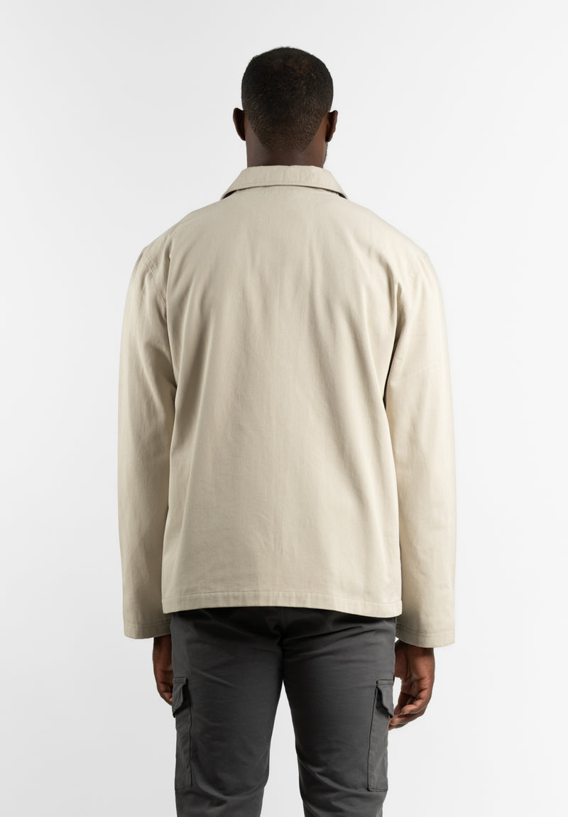 Chaqueta Encerada Light Piedra