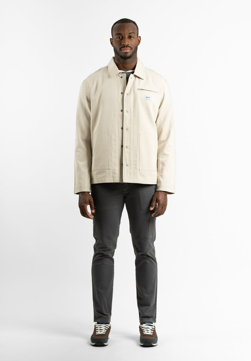 Chaqueta Encerada Light Piedra