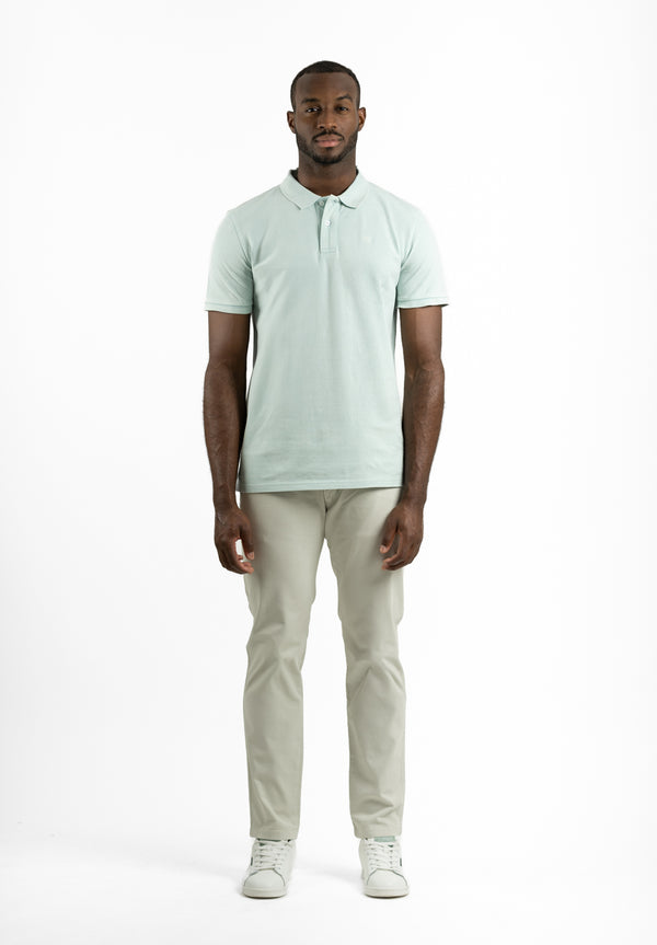 Polo Clásico Manga Corta Restless Soft Agua Marina