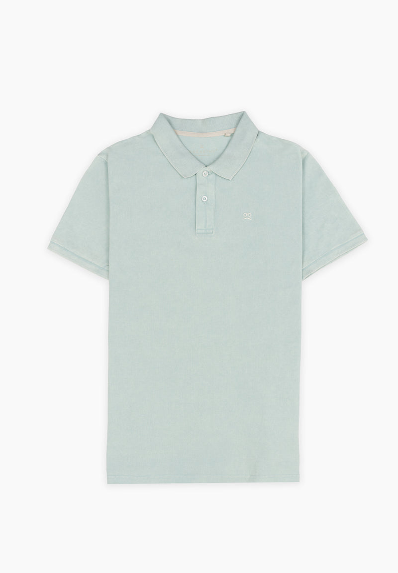 Polo Clásico Manga Corta Restless Soft Agua Marina