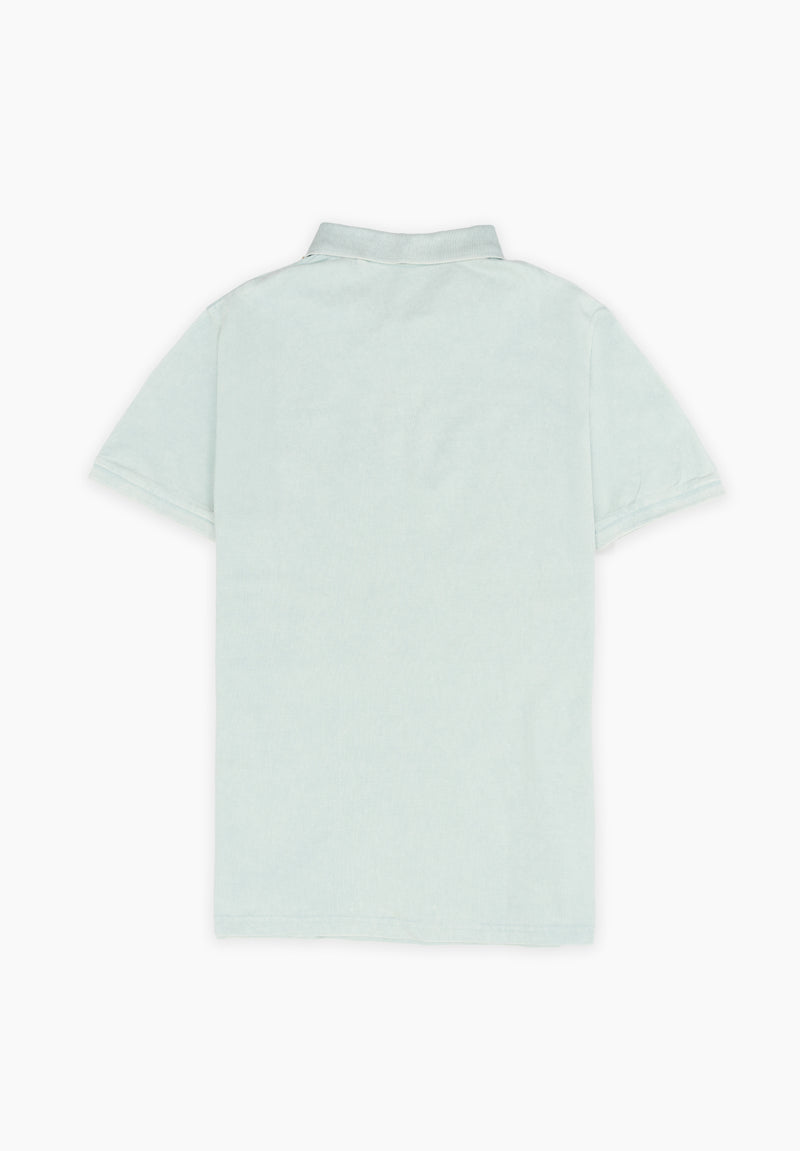 Polo Clásico Manga Corta Restless Soft Agua Marina