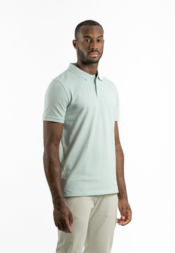 Polo Clásico Manga Corta Restless Soft Agua Marina