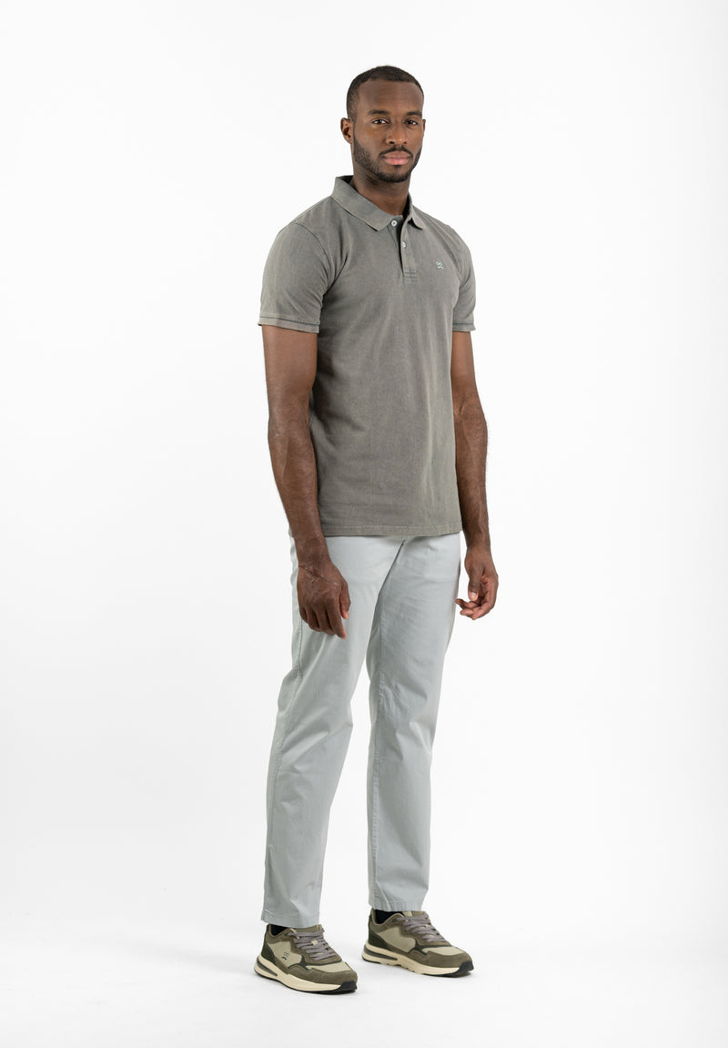 Polo Clásico Manga Corta Restless Soft Sage