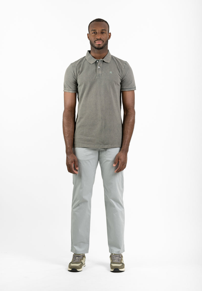 Polo Clásico Manga Corta Restless Soft Sage