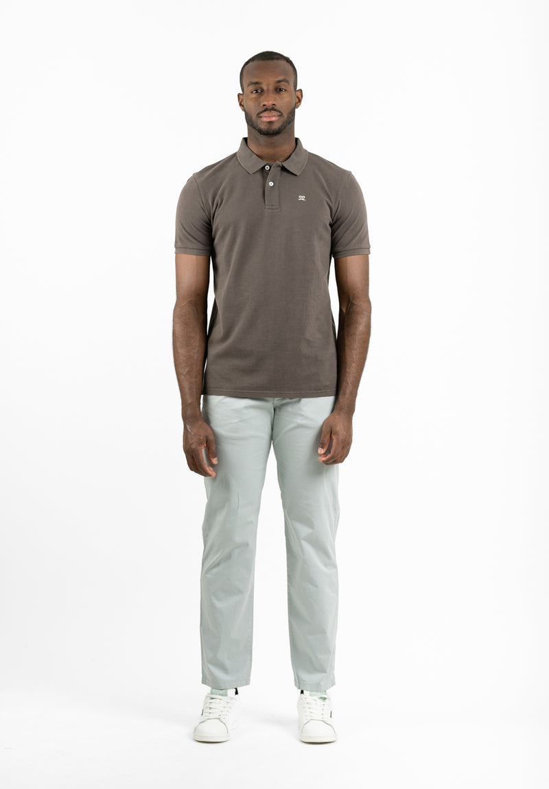 Polo Clásico Manga Corta Restless Soft Carbón