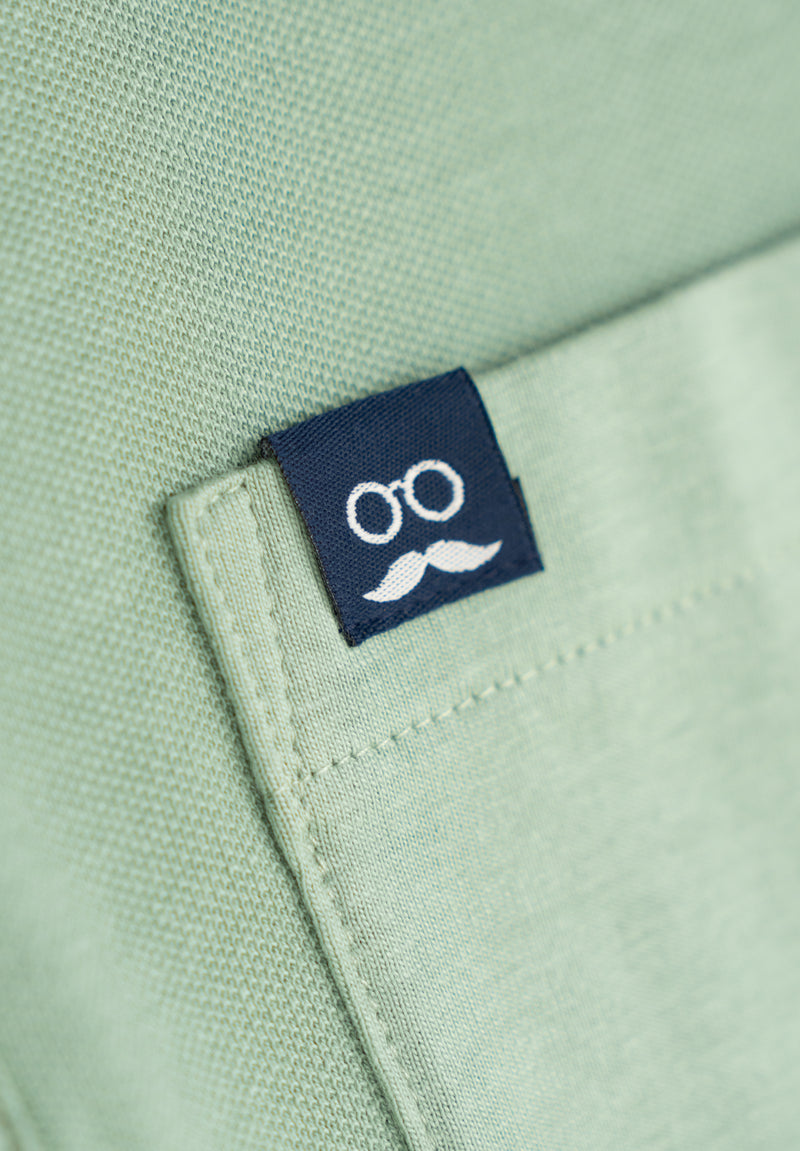 Polo Manga Corta Delavado Sarga Salvia