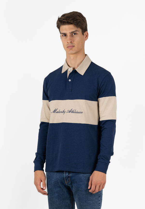 Polo Clásico Manga Larga Club Marino