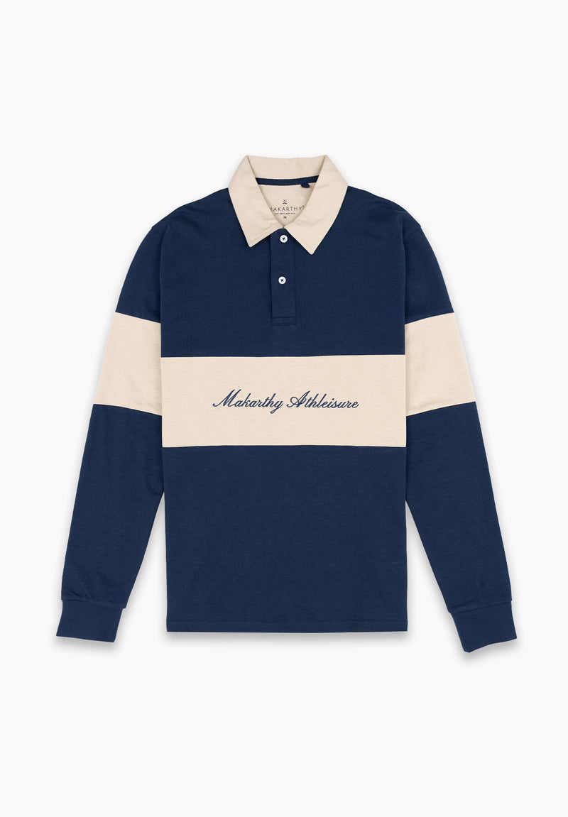 Polo Clásico Manga Larga Club Marino