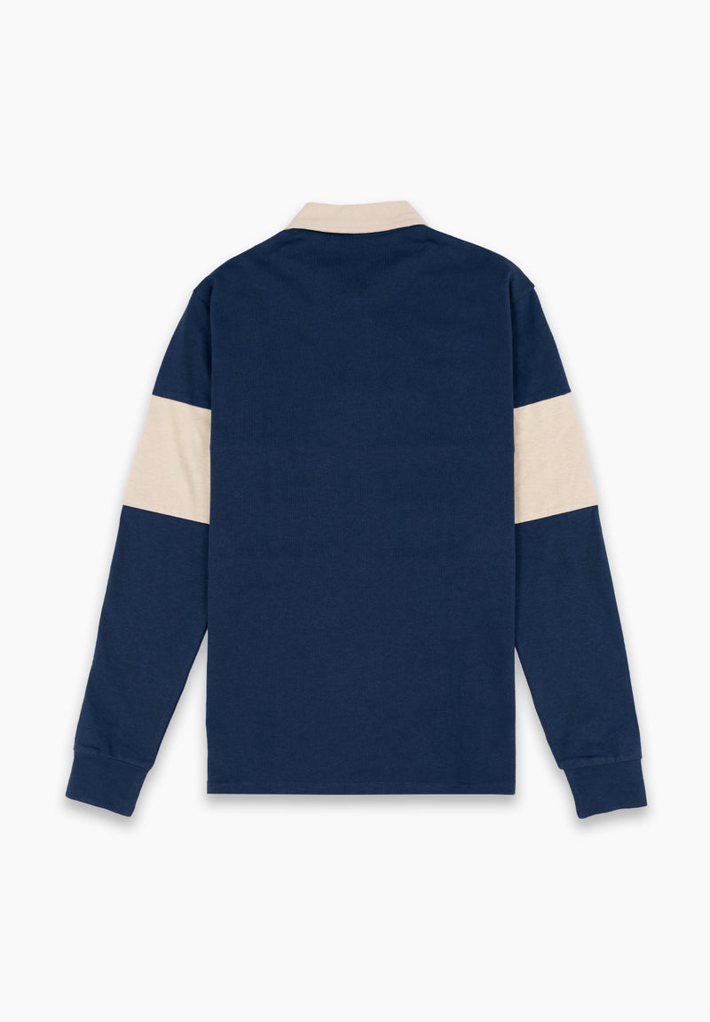 Polo Clásico Manga Larga Club Marino