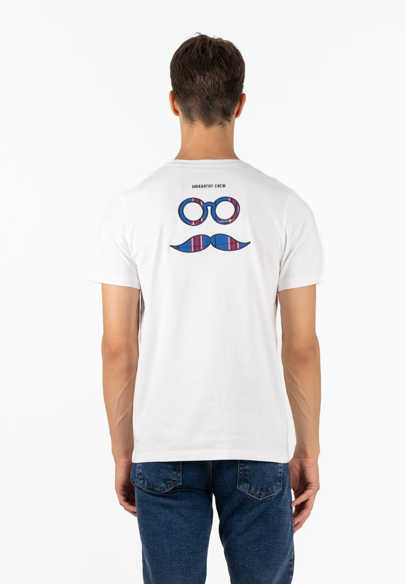 Camiseta Logo Tejido Blanco