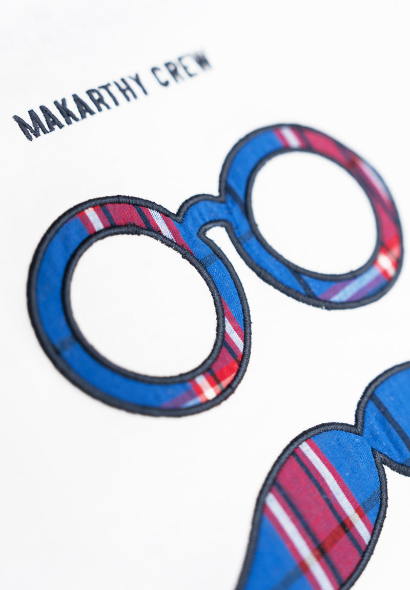 Camiseta Logo Tejido Blanco