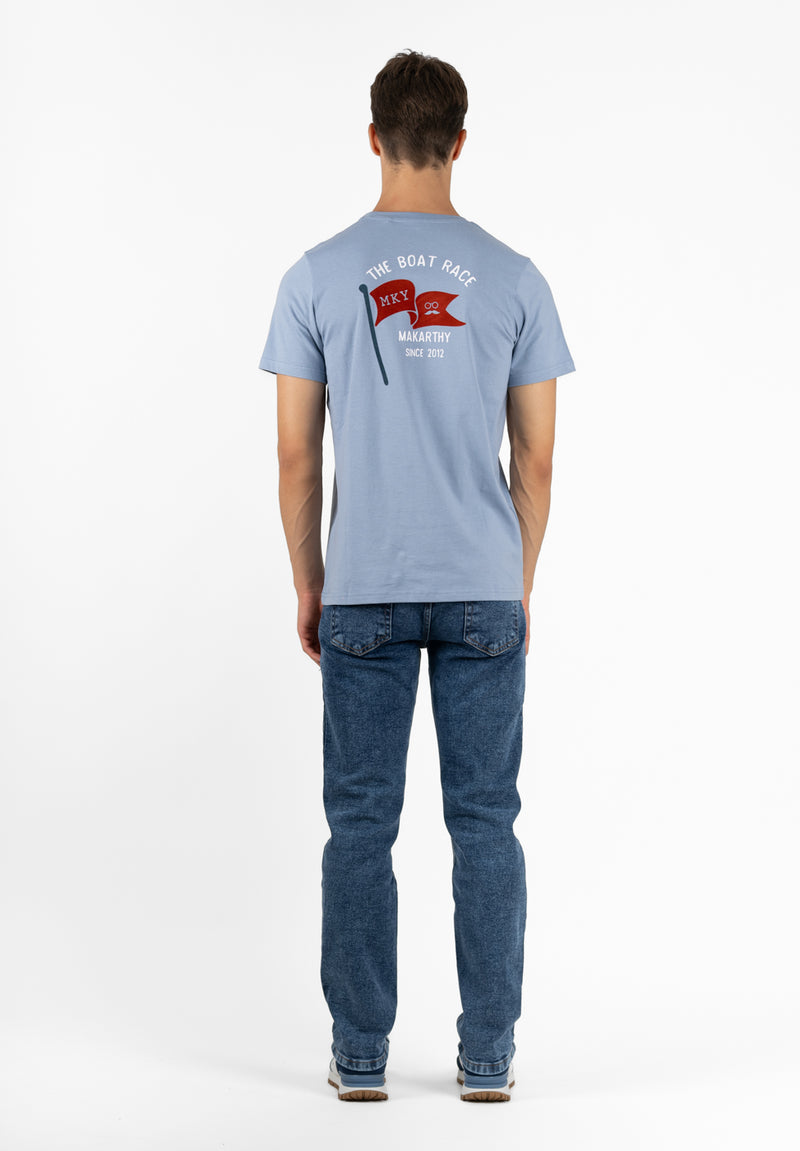 Camiseta Bandera Azul Niebla
