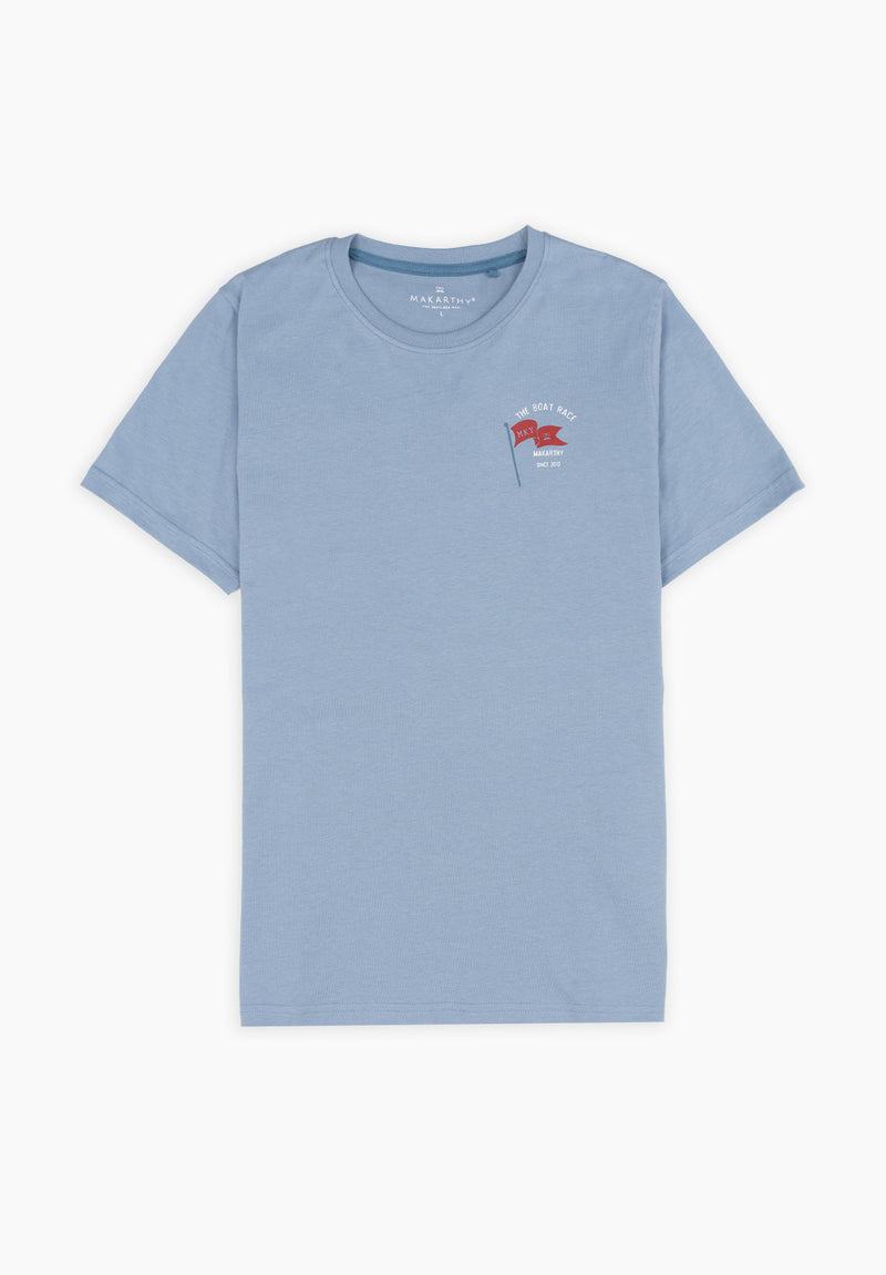 Camiseta Bandera Azul Niebla