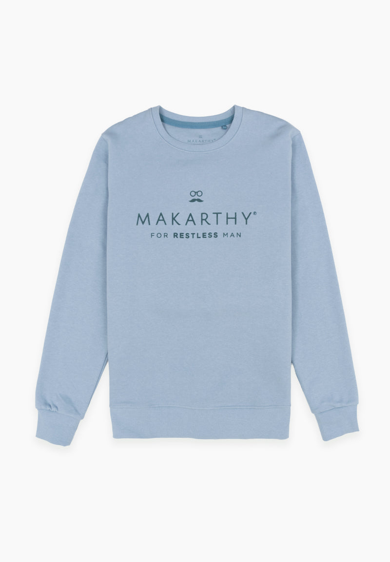 Sudadera Restless Azul Niebla
