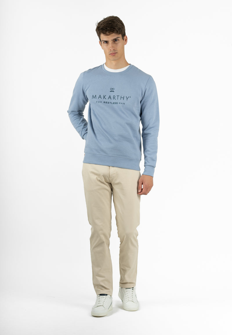 Sudadera Restless Azul Niebla