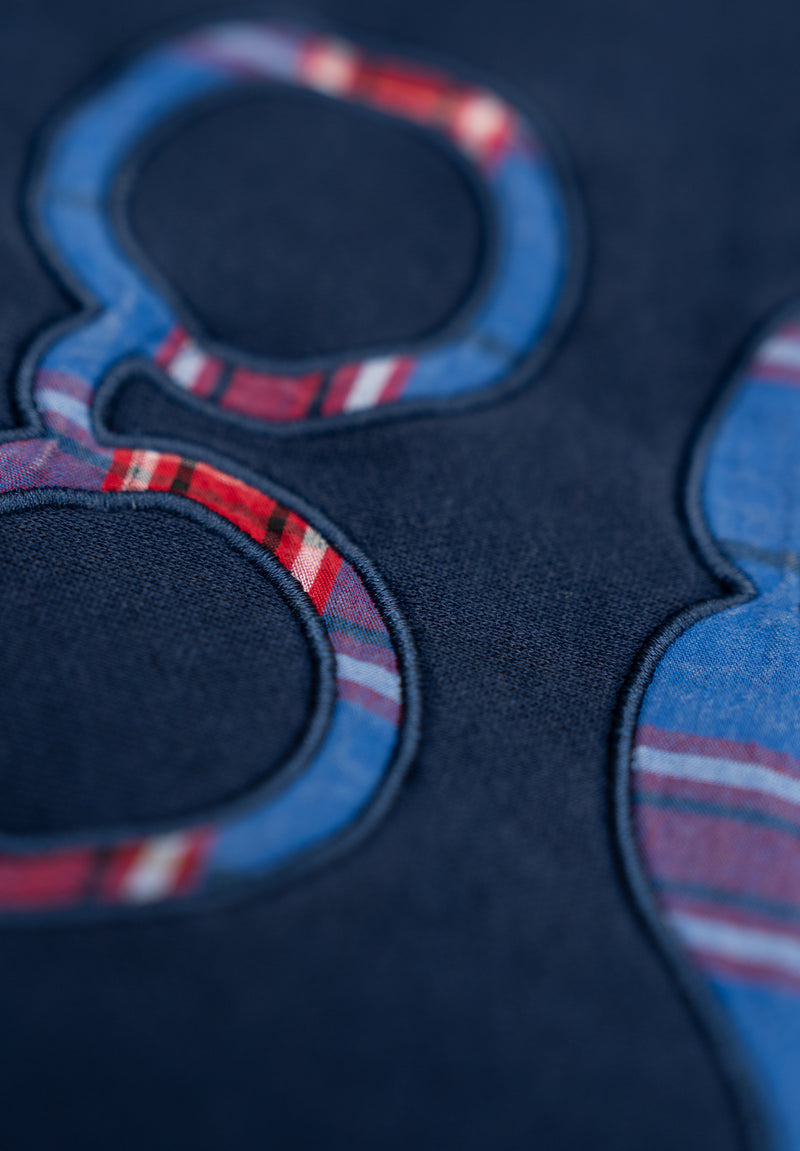 Sudadera Logo Tejido Marino