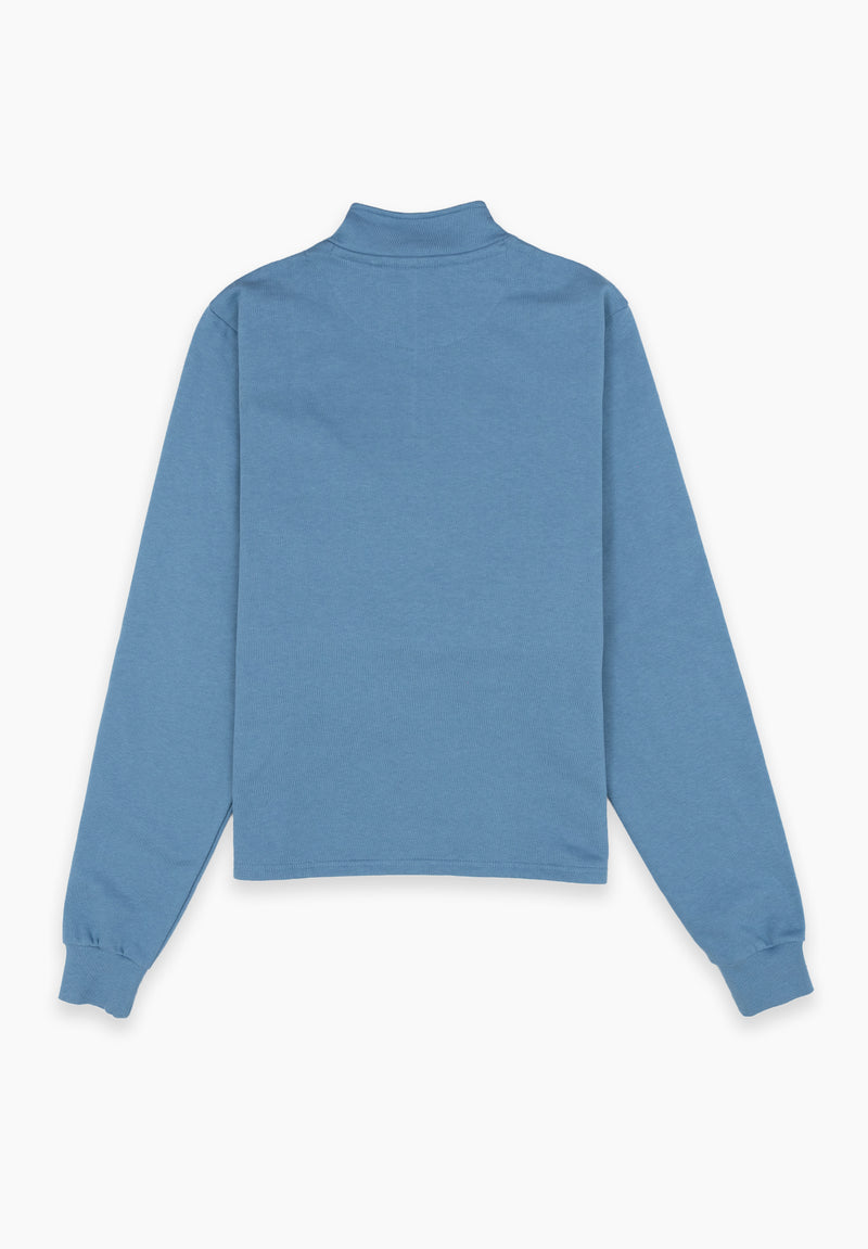 Sudadera Piqué Cuello Indigo