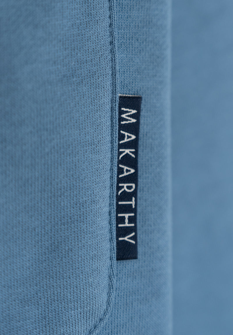 Sudadera Piqué Cuello Indigo