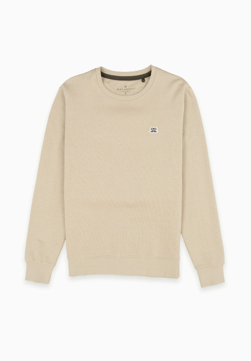 Sudadera Lettering Piedra