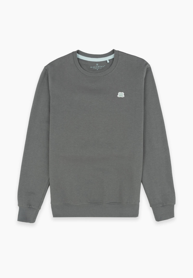 Sudadera Lettering Sage