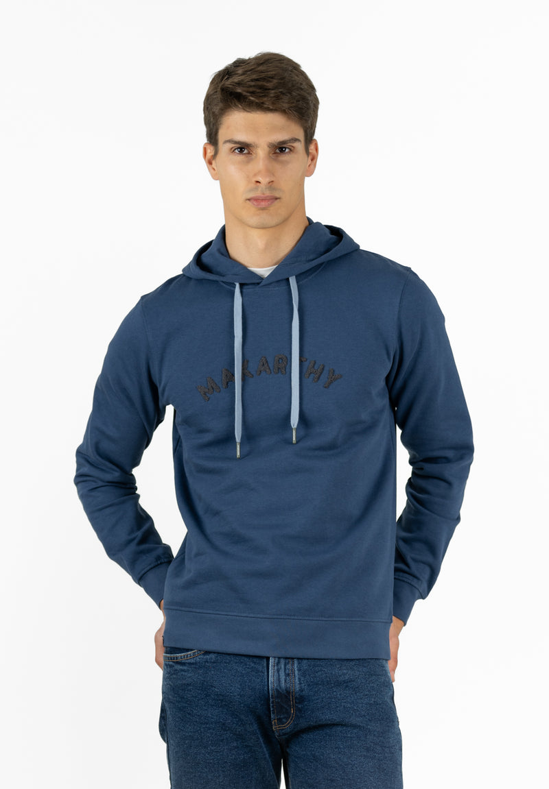 Sudadera Capucha Towel Dark Blue